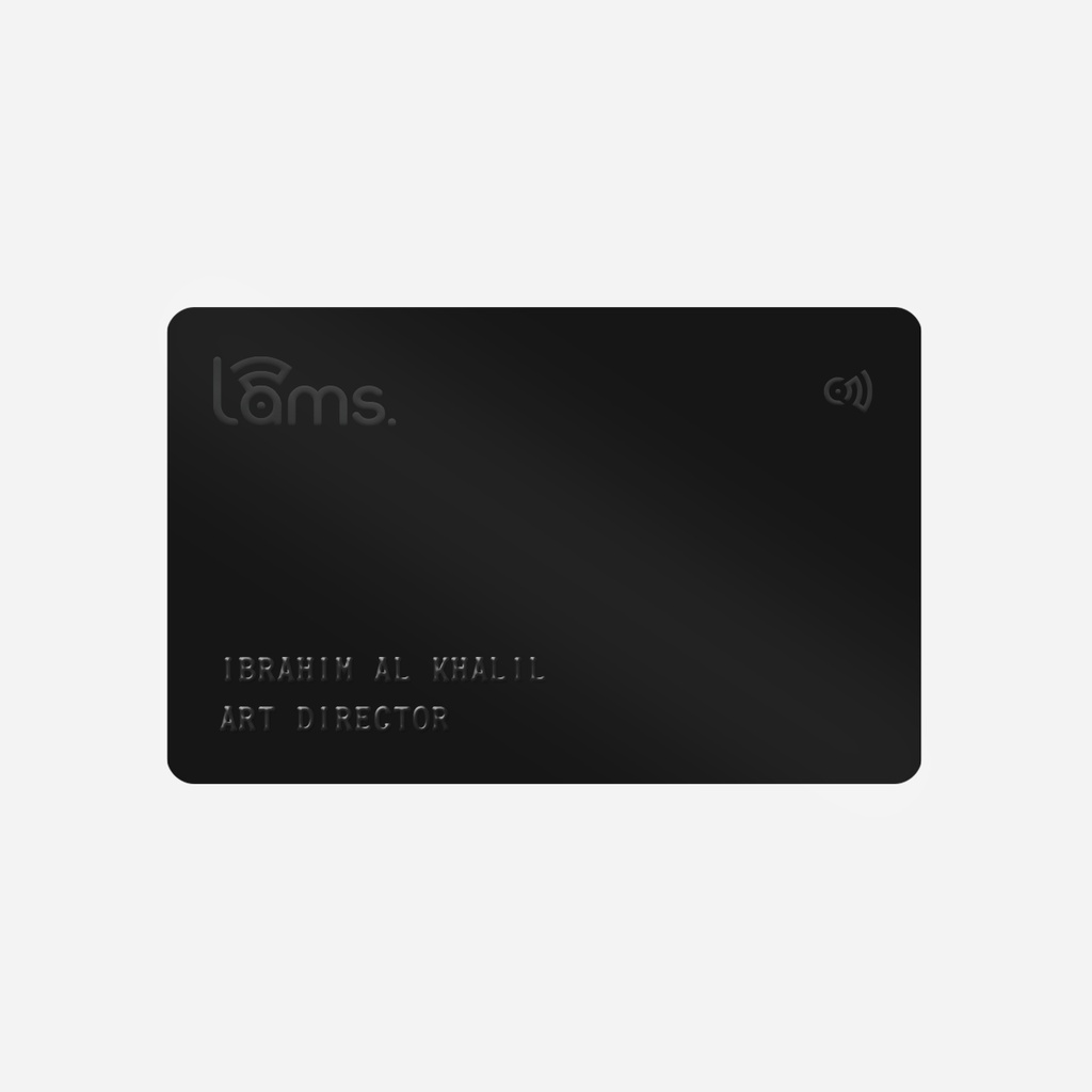 Lams Connect Card Embossed